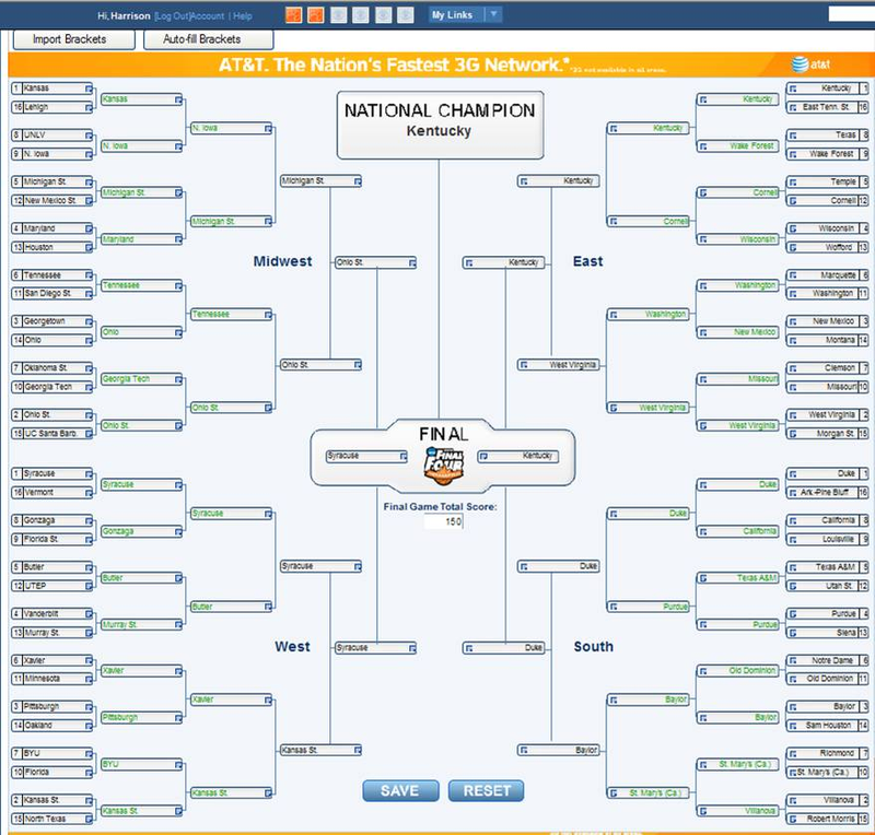 Illustration for article titled Autistic Kid's Perfect NCAA Bracket Can Easily Be Faked